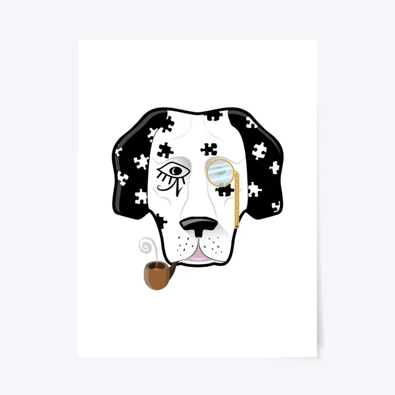 Horus The Dalmatian - Puzzle Dog